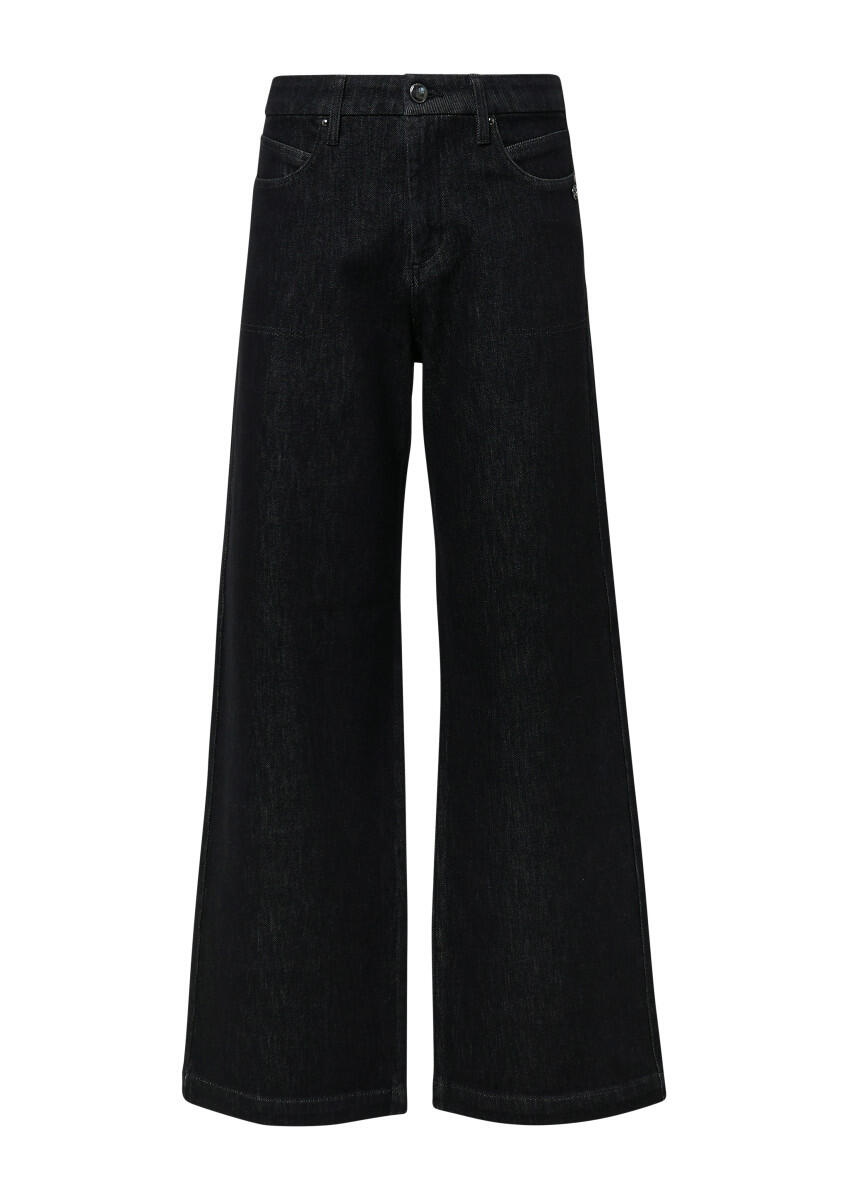s.Oliver BLACK LABEL - Jeans Suri : High Rise grau - Gr. - 36/32 von s.Oliver BLACK LABEL