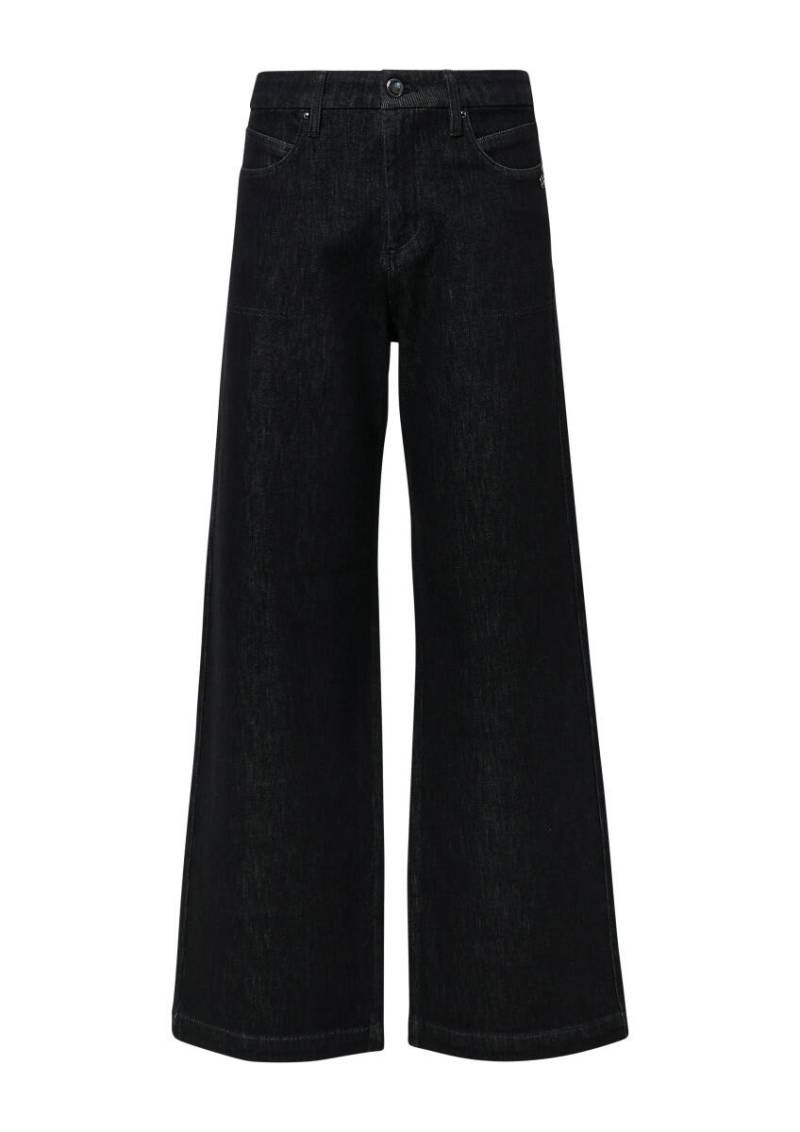 s.Oliver BLACK LABEL - Jeans Suri : High Rise grau - Gr. - 36/32 von s.Oliver BLACK LABEL