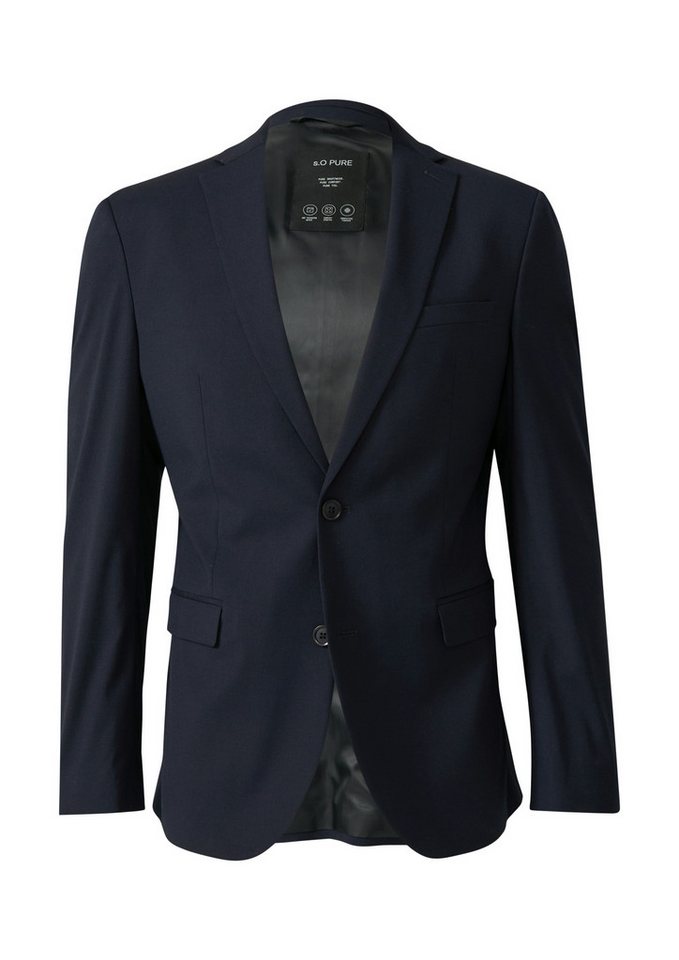 s.Oliver BLACK LABEL Jerseysakko Anzug-Sakko - Slim Fit s.Oliver BLACK LABEL Jerseysakko Anzug-Sakko - Slim Fit von s.Oliver BLACK LABEL