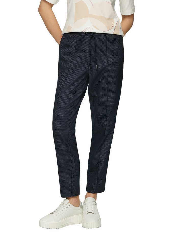 s.Oliver BLACK LABEL Jogger Pants gepunktet, mit Stretch von s.Oliver BLACK LABEL