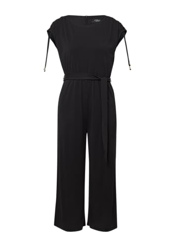 s.Oliver BLACK LABEL Jumpsuit aus Modalmix mit U-Boot-Ausschnitt schwarz 34 von s.Oliver BLACK LABEL