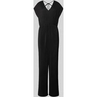 s.Oliver BLACK LABEL Jumpsuit in Ripp-Optik in Black, Größe 40 von s.Oliver BLACK LABEL