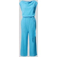 s.Oliver BLACK LABEL Jumpsuit mit Strukturmuster in Hellblau, Größe 48 von s.Oliver BLACK LABEL