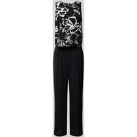 s.Oliver BLACK LABEL Jumpsuit mit floralem Muster in Black, Größe 36 von s.Oliver BLACK LABEL