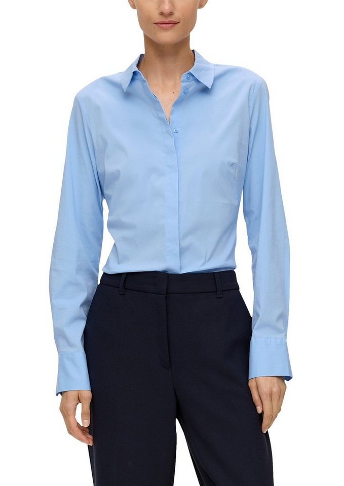 s.Oliver BLACK LABEL Klassische Bluse mit verdeckter Knopfleiste von s.Oliver BLACK LABEL