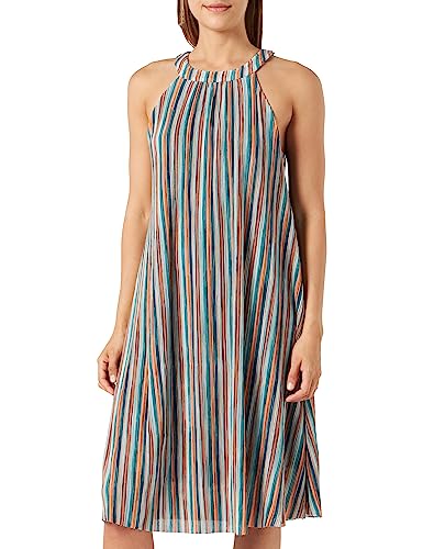 s.Oliver Women's 2132442 Kleid kurz, Mehrfarbig|Petrol 67X2, 46 von s.Oliver BLACK LABEL