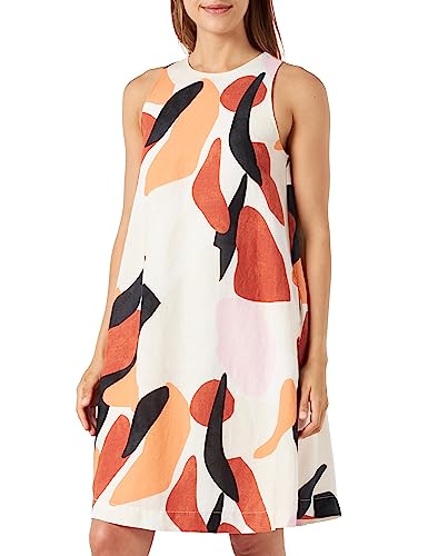 s.Oliver Black Label Kleid kurz Damen, Creme|Mehrfarbig 02a1, 36 von s.Oliver BLACK LABEL