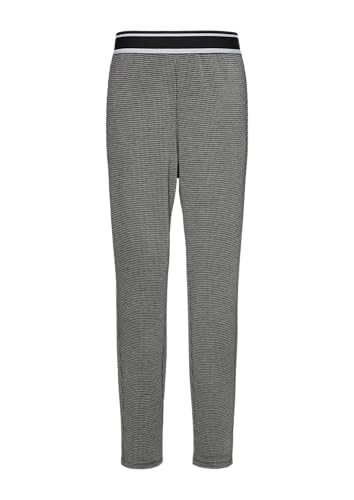 s.Oliver BLACK LABEL Komfortable Leggings mit Hahnentrittmuster schwarz 38 von s.Oliver BLACK LABEL