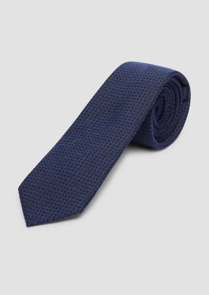 s.Oliver BLACK LABEL Krawatte Jacquard-Krawatte in Woll-Optik von s.Oliver BLACK LABEL