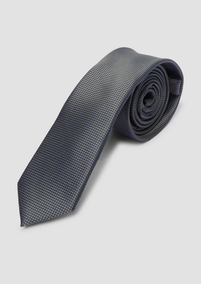 s.Oliver BLACK LABEL Krawatte Krawatte aus Seidenmix mit Jacquard-Muster von s.Oliver BLACK LABEL