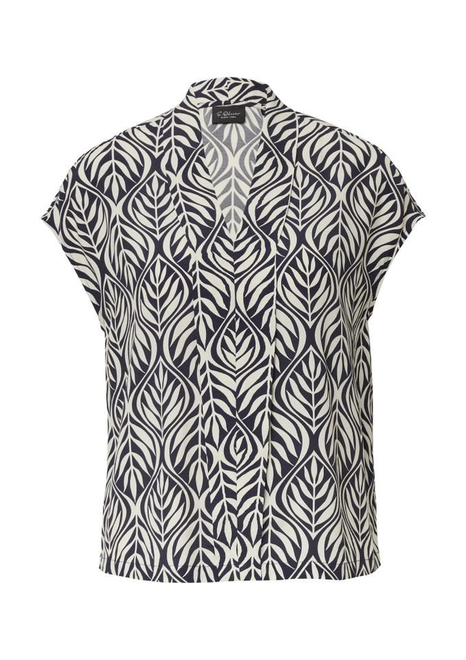 s.Oliver BLACK LABEL Kurzarmbluse - modische Bluse mit Allover Print s.Oliver BLACK LABEL Kurzarmbluse - modische Bluse mit Allover Print von s.Oliver BLACK LABEL