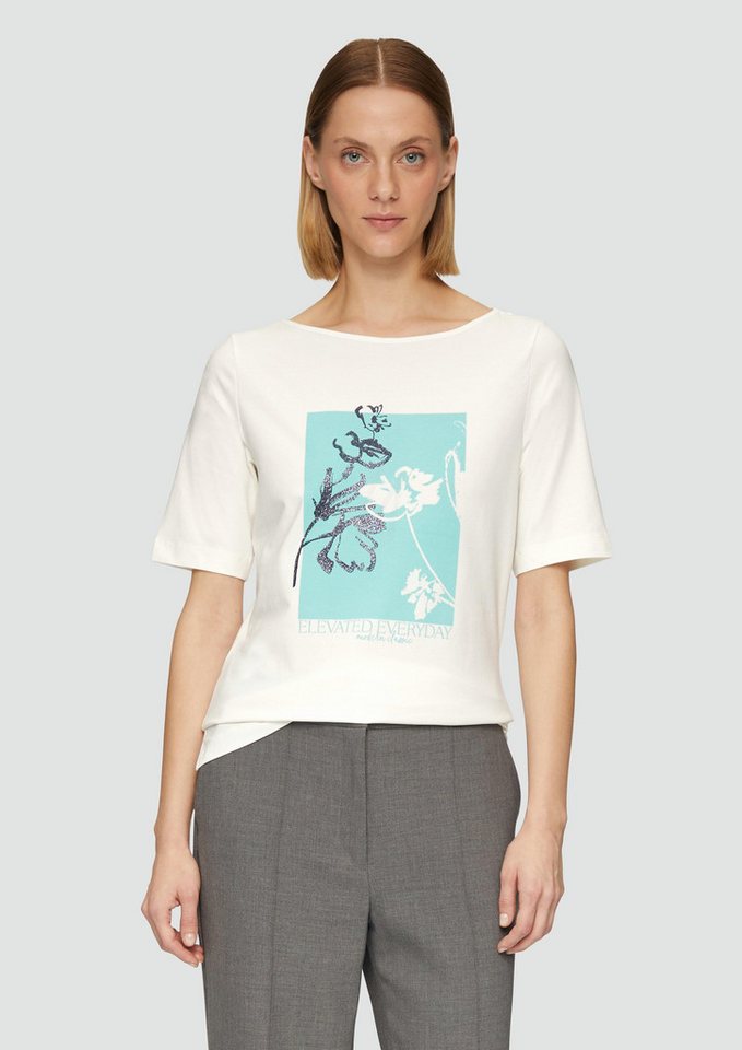 s.Oliver BLACK LABEL Kurzarmshirt Jerseyshirt mit Frontprint s.Oliver BLACK LABEL Kurzarmshirt Jerseyshirt mit Frontprint von s.Oliver BLACK LABEL