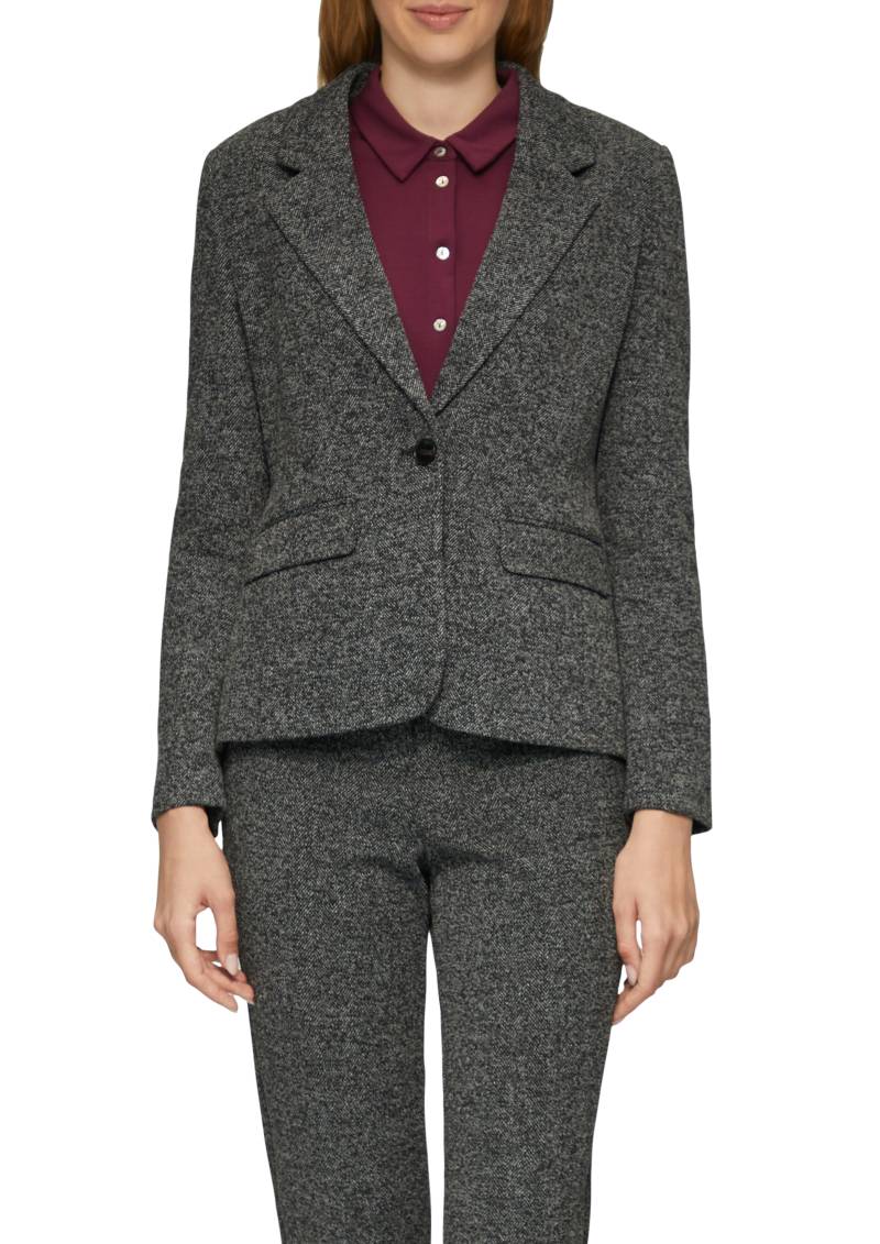 s.Oliver BLACK LABEL Kurzblazer mit Stretch und 1-Knopf-Verschluss von s.Oliver BLACK LABEL