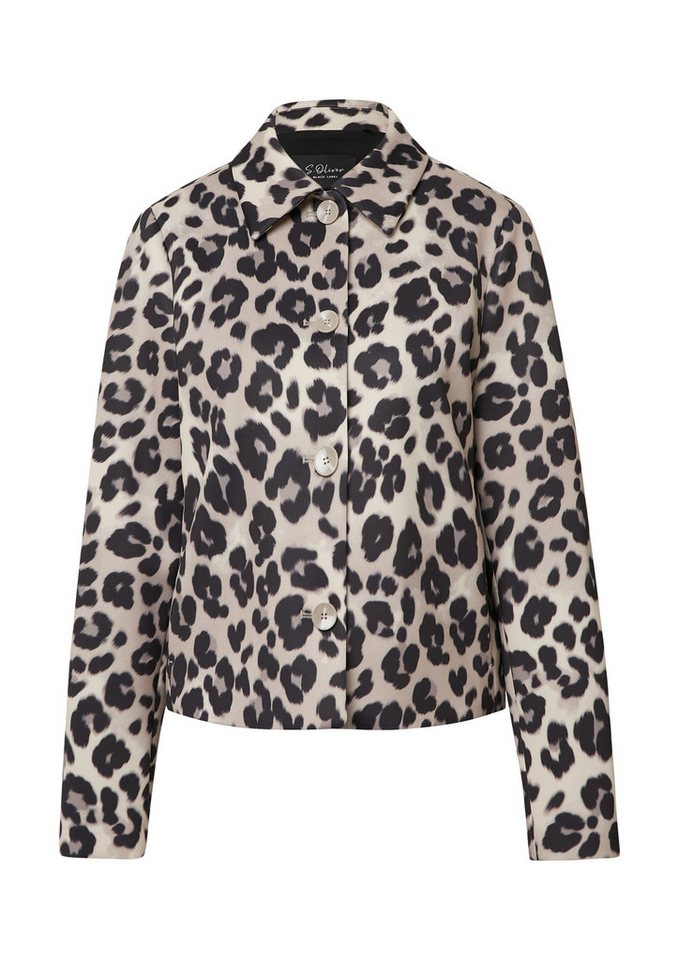 s.Oliver BLACK LABEL Kurzjacke -s.Oliver – Damen Scuba-Jacke – Kurzjacke – Hemdkrag von s.Oliver BLACK LABEL