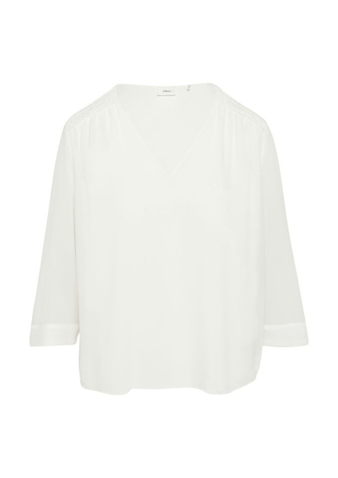 s.Oliver BLACK LABEL Langarmbluse - Bluse Halb-Arm - festliche Bluse Damen von s.Oliver BLACK LABEL