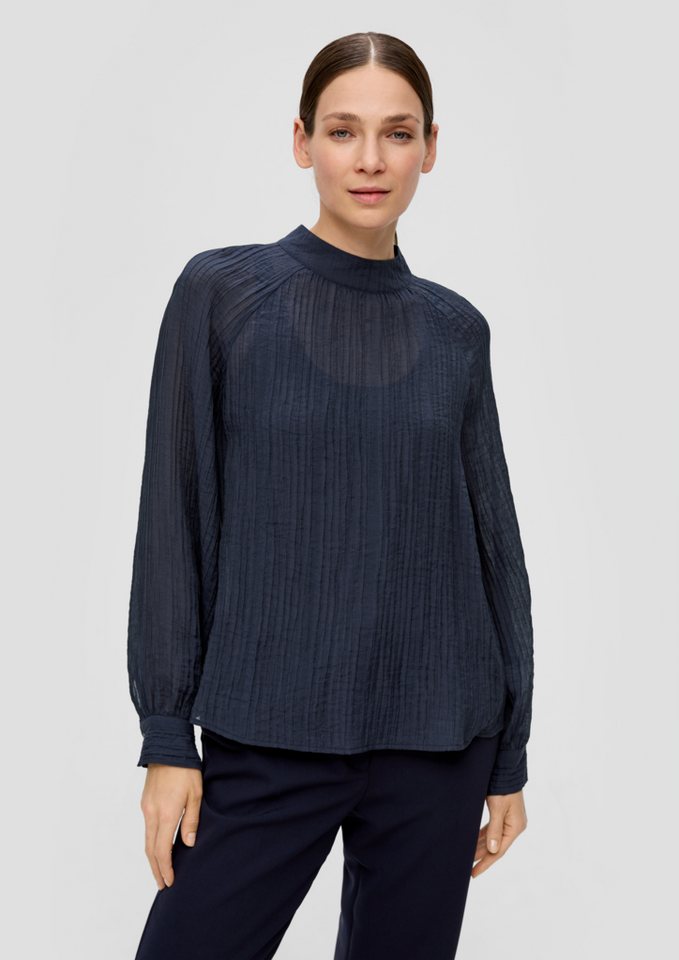s.Oliver BLACK LABEL Langarmbluse Langarmbluse aus Viskosemix von s.Oliver BLACK LABEL