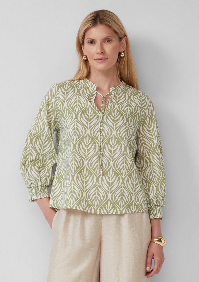 s.Oliver BLACK LABEL Langarmbluse Tunikabluse mit 3/4-Ärmeln und All-over-Print von s.Oliver BLACK LABEL