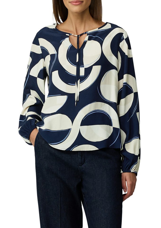 s.Oliver BLACK LABEL Langarmbluse mit All-Over Print von s.Oliver BLACK LABEL
