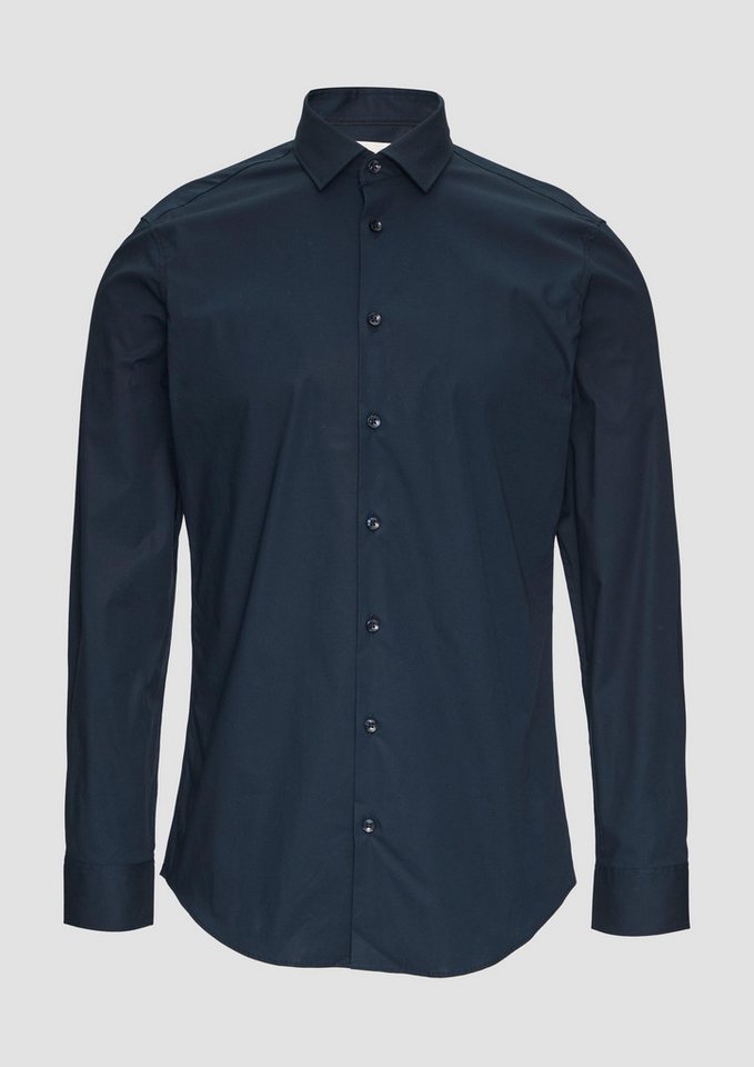 s.Oliver BLACK LABEL Langarmhemd Tailored Fit: Businesshemd aus Baumwollstretch s.Oliver BLACK LABEL Langarmhemd Tailored Fit: Businesshemd aus Baumwollstretch von s.Oliver BLACK LABEL