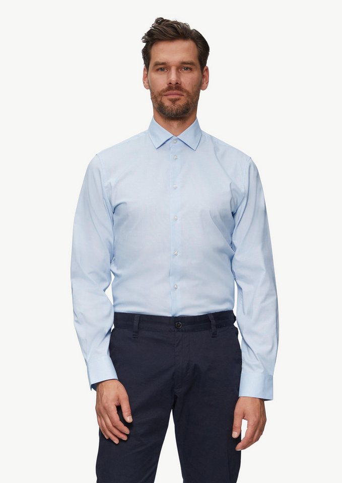 s.Oliver BLACK LABEL Langarmhemd Tailored Fit: Hemd aus Baumwollstretch von s.Oliver BLACK LABEL