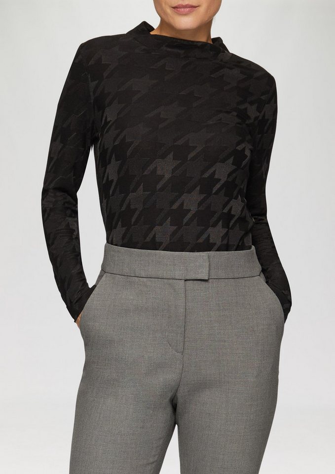 s.Oliver BLACK LABEL Langarmshirt mit Strukturmuster von s.Oliver BLACK LABEL