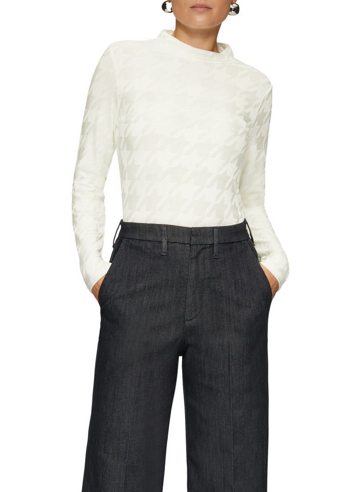 s.Oliver BLACK LABEL Langarmshirt mit Strukturmuster von s.Oliver BLACK LABEL