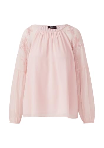 s.Oliver BLACK LABEL Leichte Chiffon-Bluse mit Schmuck-Applikation Altrosa 46 von s.Oliver BLACK LABEL