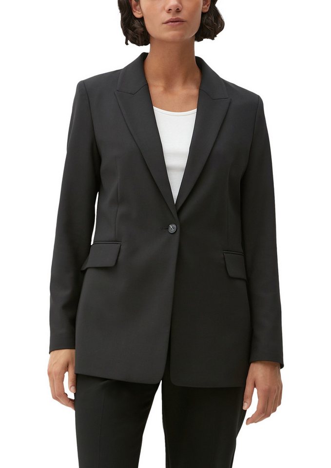 s.Oliver BLACK LABEL Longblazer mit extravaganten 4-Knopf-Manschetten an den Ärmeln von s.Oliver BLACK LABEL