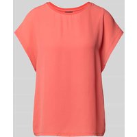 s.Oliver BLACK LABEL Loose Fit Blusentops mit Jersey-Futter in Koralle, Größe 38 von s.Oliver BLACK LABEL