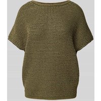 s.Oliver BLACK LABEL Loose Fit Strickpullunder mit überschnittenen Schultern in Khaki, Größe L s.Oliver BLACK LABEL Loose Fit Strickpullunder mit überschnittenen Schultern in Khaki, Größe L von s.Oliver BLACK LABEL