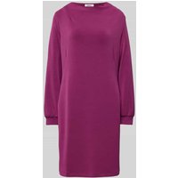 s.Oliver BLACK LABEL Loose Fit Sweat-Kleid mit gelegtem Kragen in Lila, Größe 38 von s.Oliver BLACK LABEL