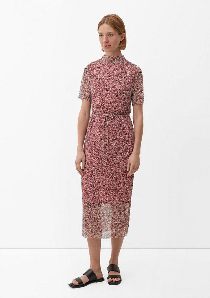 s.Oliver BLACK LABEL Maxikleid Mesh-Kleid mit Plisseefalten von s.Oliver BLACK LABEL