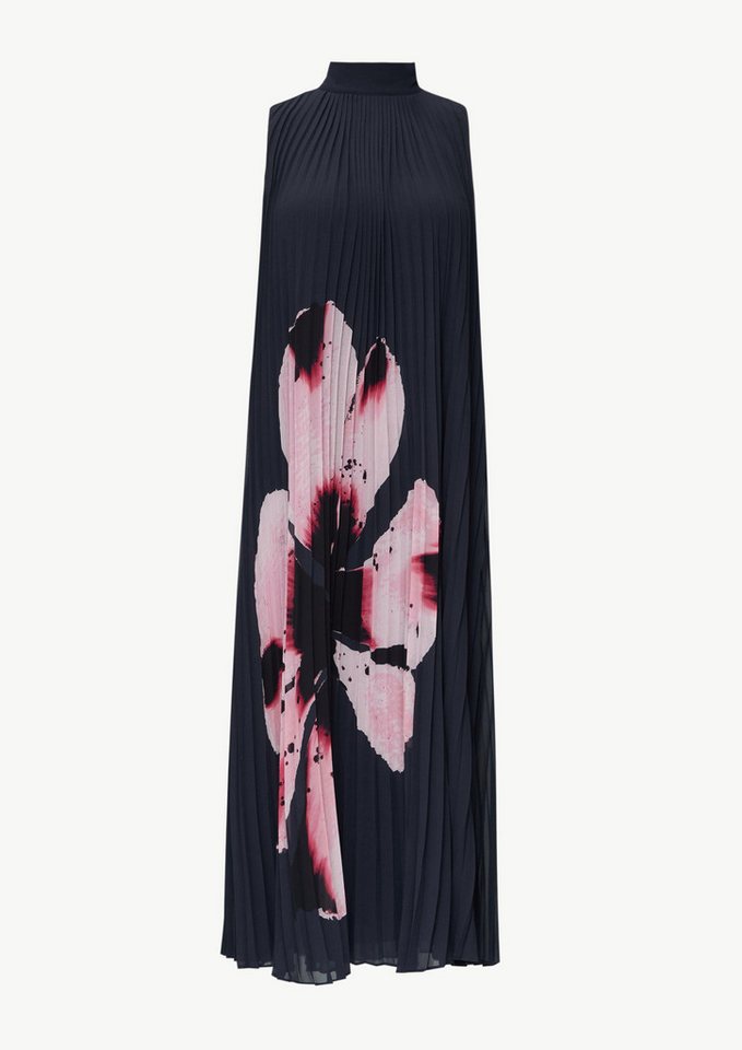 s.Oliver BLACK LABEL Maxikleid Plisseekleid mit Blumen-Print von s.Oliver BLACK LABEL