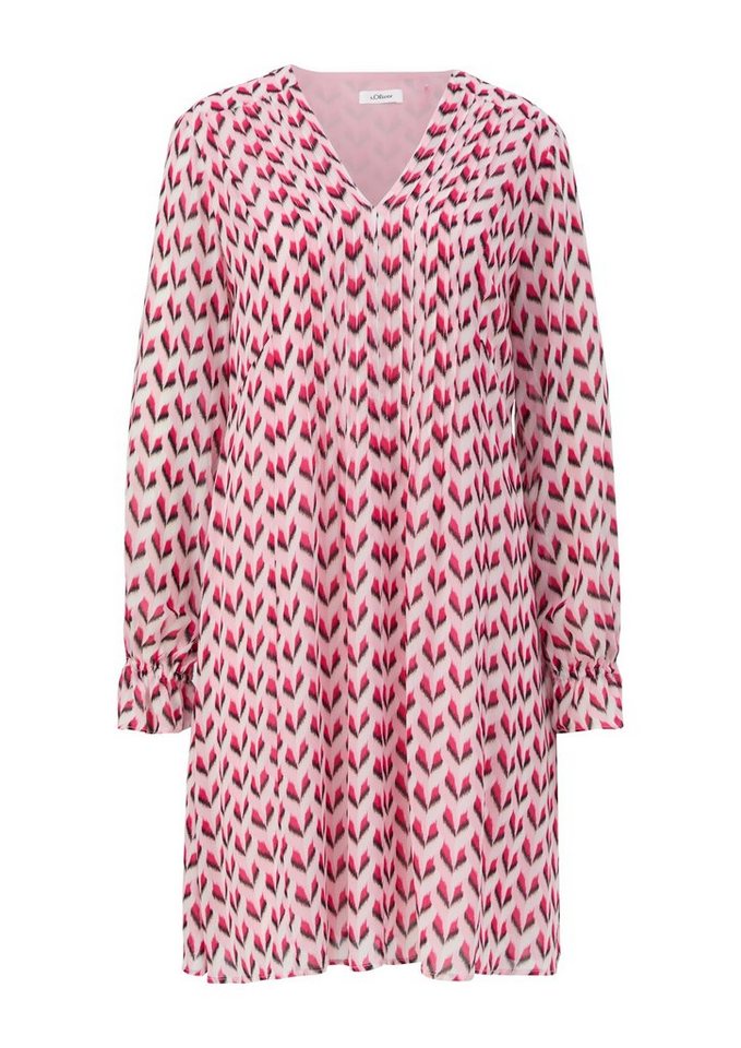 s.Oliver BLACK LABEL Maxikleid Shirtkleid Langarm - Weit von s.Oliver BLACK LABEL