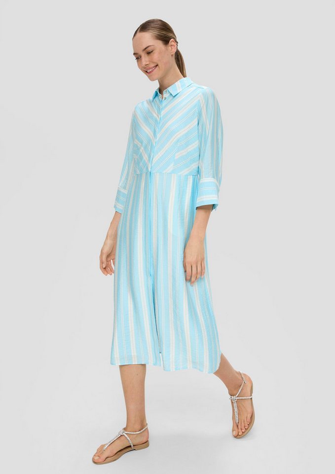 s.Oliver BLACK LABEL Maxikleid Tailliertes Midikleid in Crêpe-Optik von s.Oliver BLACK LABEL