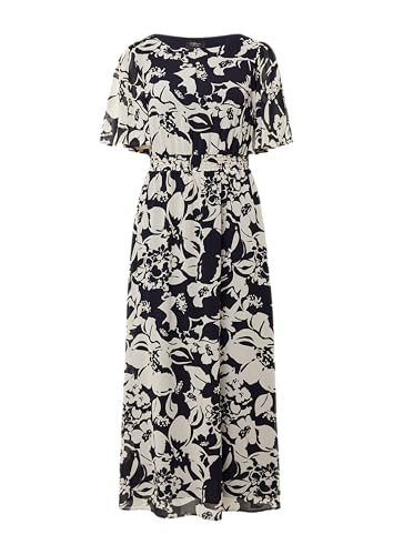 s.Oliver BLACK LABEL Maxikleid aus Chiffon mit Print Navy 36 von s.Oliver BLACK LABEL