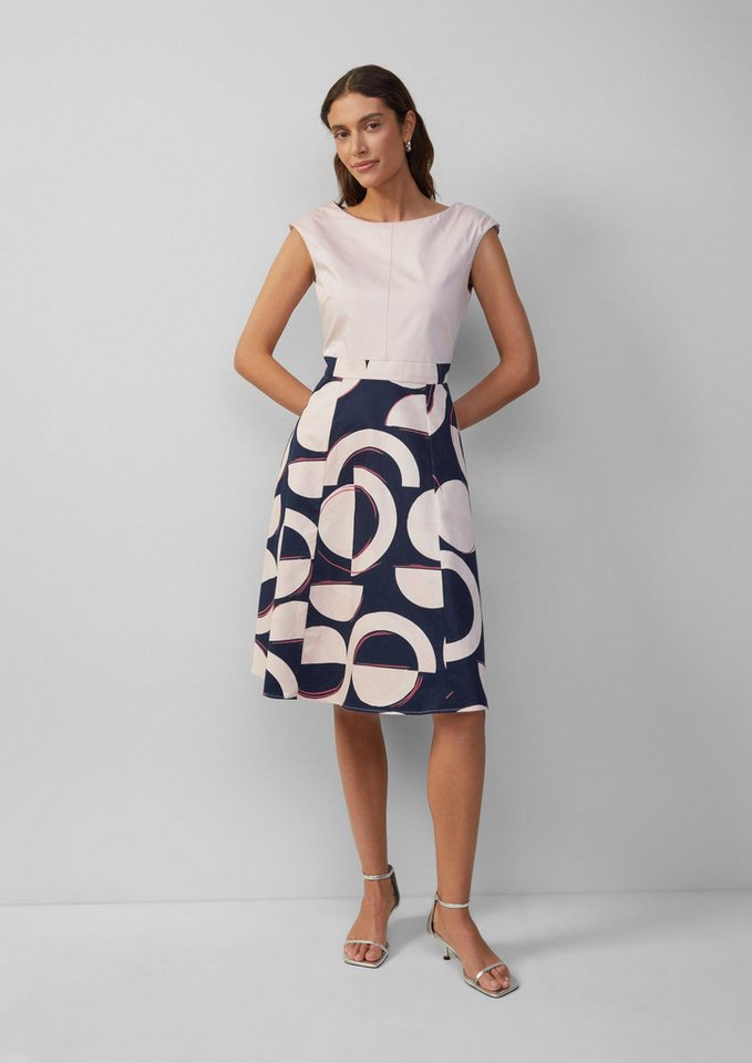 s.Oliver Minikleid Kleid Ausgestelltes Etuikleid aus Baumwollmix von s.Oliver