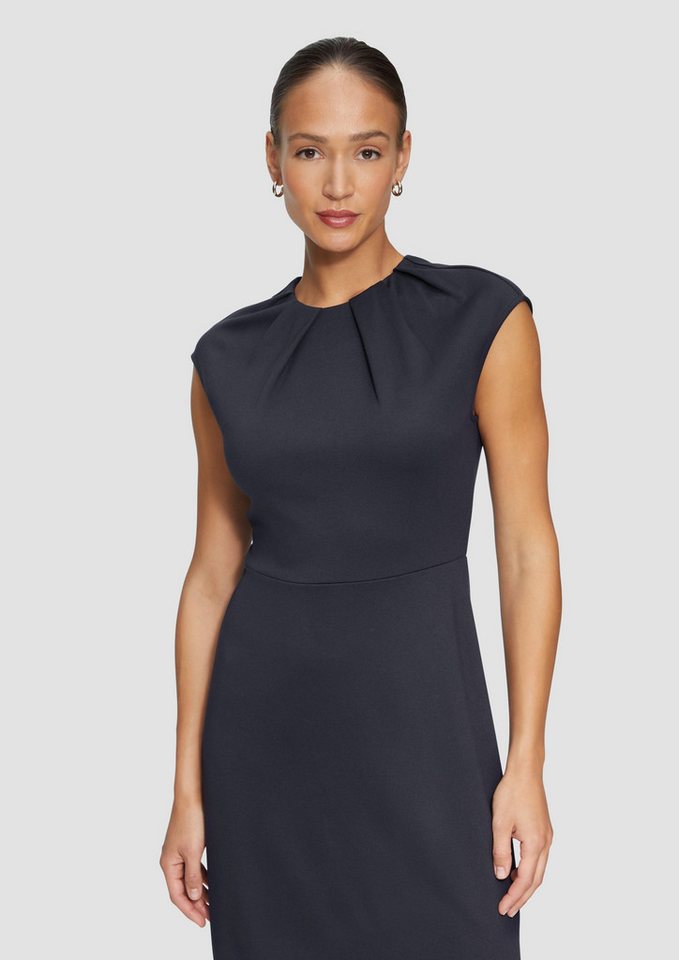 s.Oliver BLACK LABEL Minikleid Etuikleid aus Interlock-Jersey von s.Oliver BLACK LABEL