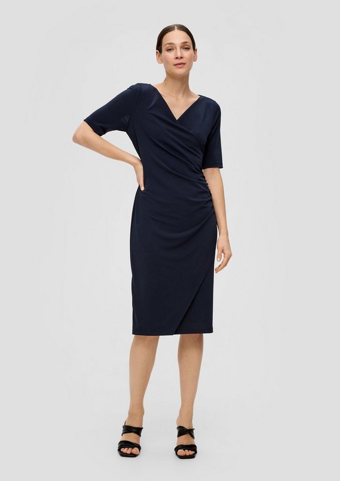 s.Oliver BLACK LABEL Minikleid Kleid mit Wickel-Effekt von s.Oliver BLACK LABEL