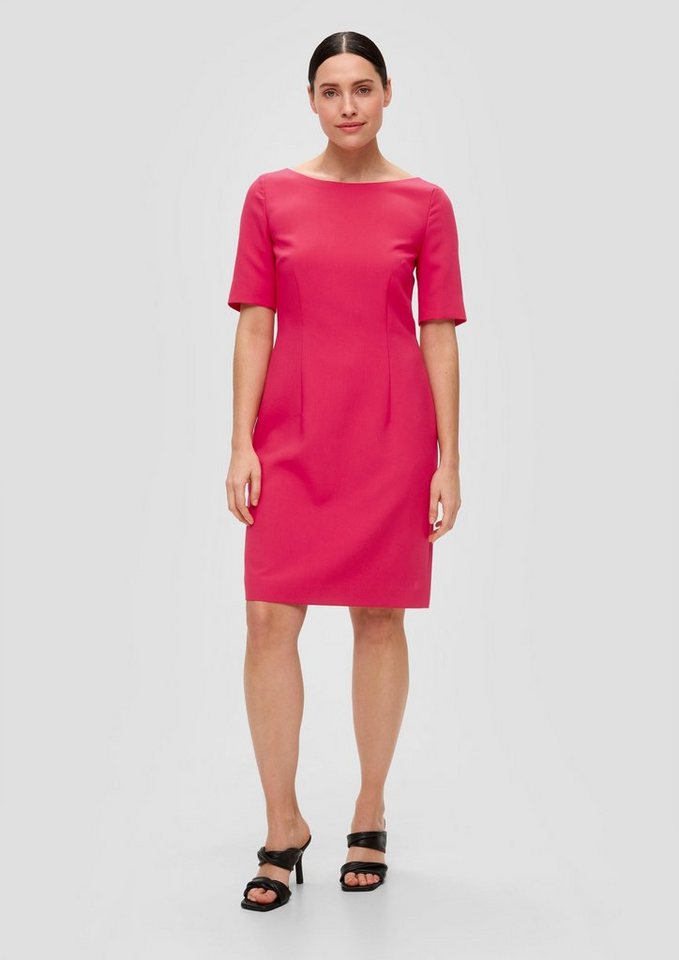 s.Oliver BLACK LABEL Minikleid Kleid mit U-Boot-Ausschnitt von s.Oliver BLACK LABEL