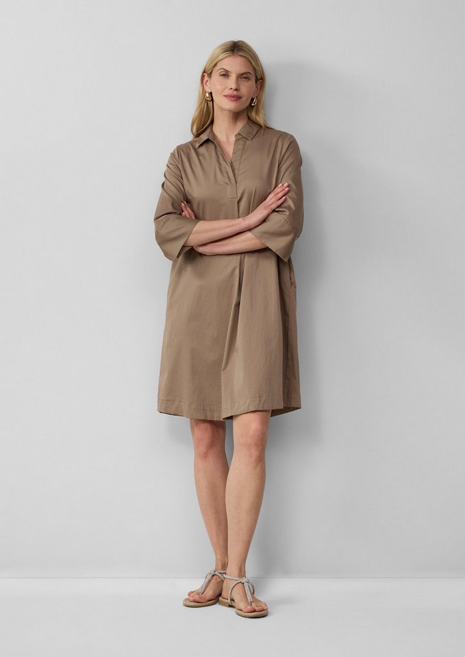 s.Oliver BLACK LABEL Minikleid Ausgestelltes Tunikakleid mit 3/4-Ärmeln von s.Oliver BLACK LABEL