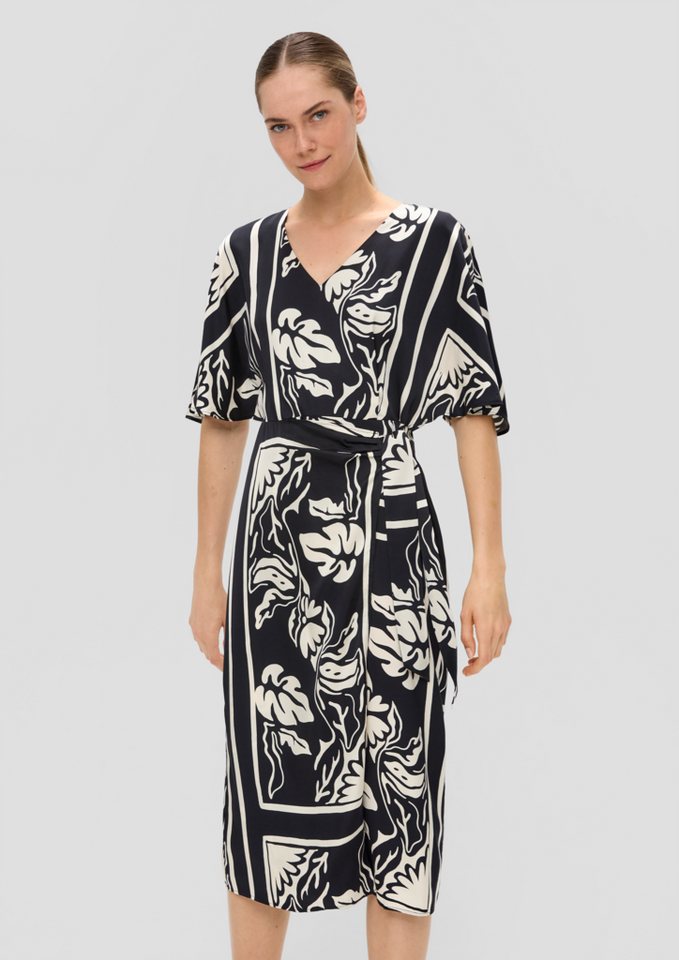 s.Oliver BLACK LABEL Minikleid Satiniertes Viskose-Kleid mit All-over-Print s.Oliver BLACK LABEL Minikleid Satiniertes Viskose-Kleid mit All-over-Print von s.Oliver BLACK LABEL