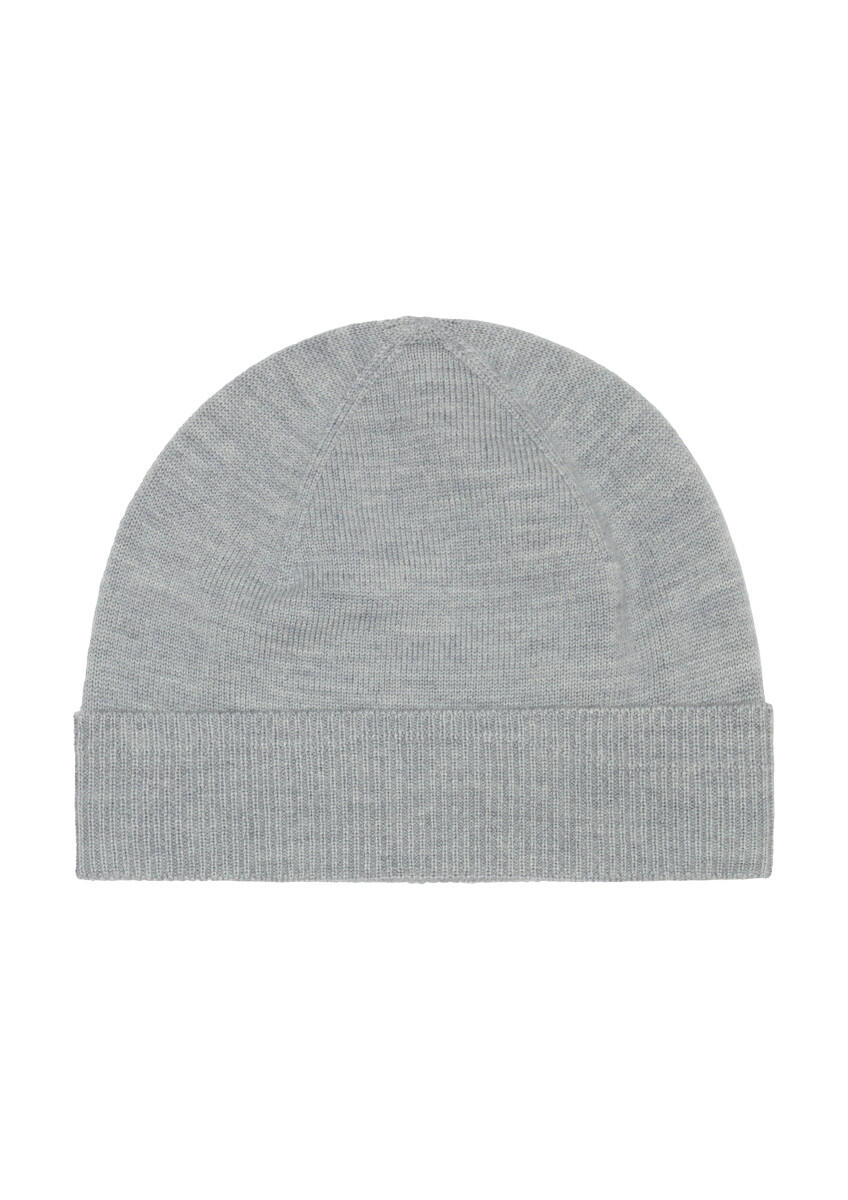s.Oliver BLACK LABEL - Mütze aus Merinowolle grau - Gr. - ONE SIZE von s.Oliver BLACK LABEL