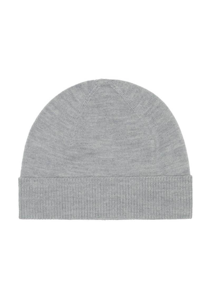 s.Oliver BLACK LABEL - Mütze aus Merinowolle grau - Gr. - ONE SIZE von s.Oliver BLACK LABEL