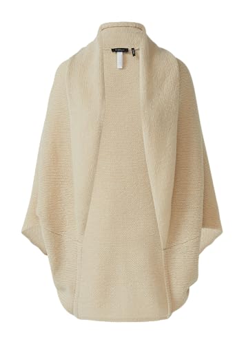 s.Oliver BLACK LABEL Offene Grobstrickjacke mit Schalkragen Sandfarben M von s.Oliver BLACK LABEL
