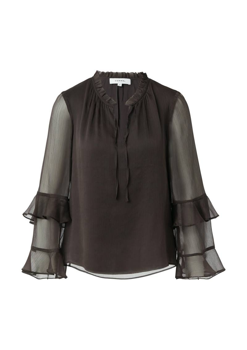 comma - Bluse braun - Gr. - 40 von comma