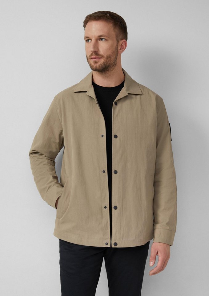 s.Oliver Hemdjacke Outdoor-Jacke Twill-Overshirt mit Reverskragen von s.Oliver