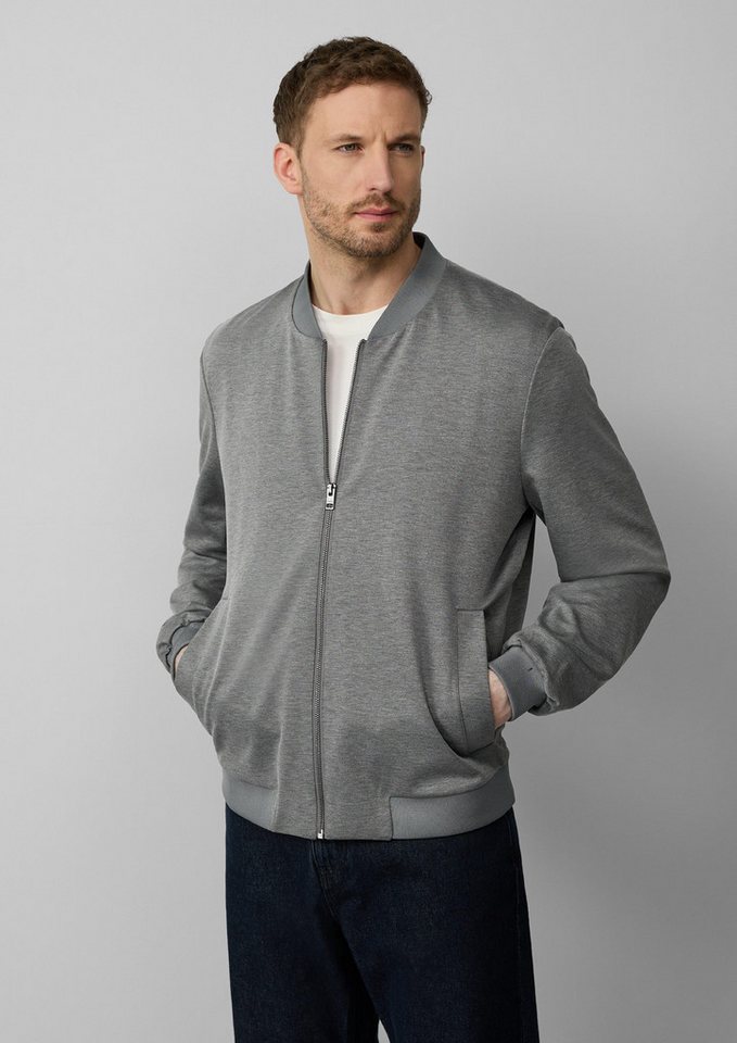 s.Oliver BLACK LABEL Outdoorjacke s.O JOGG: Bomberjacke aus Stretch-Jersey von s.Oliver BLACK LABEL