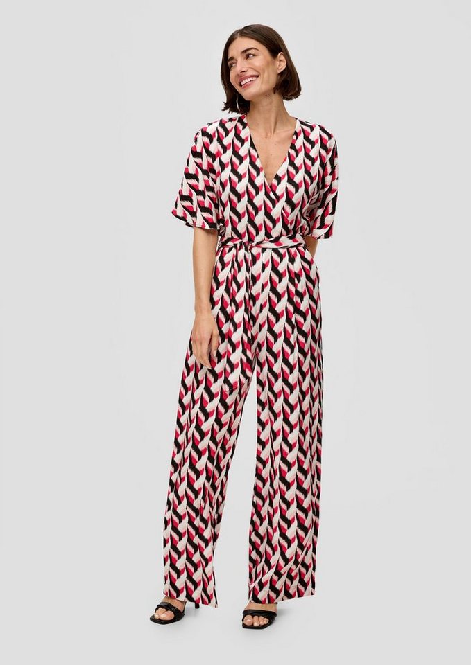 s.Oliver BLACK LABEL Overall Jumpsuit mit Bindedetail von s.Oliver BLACK LABEL