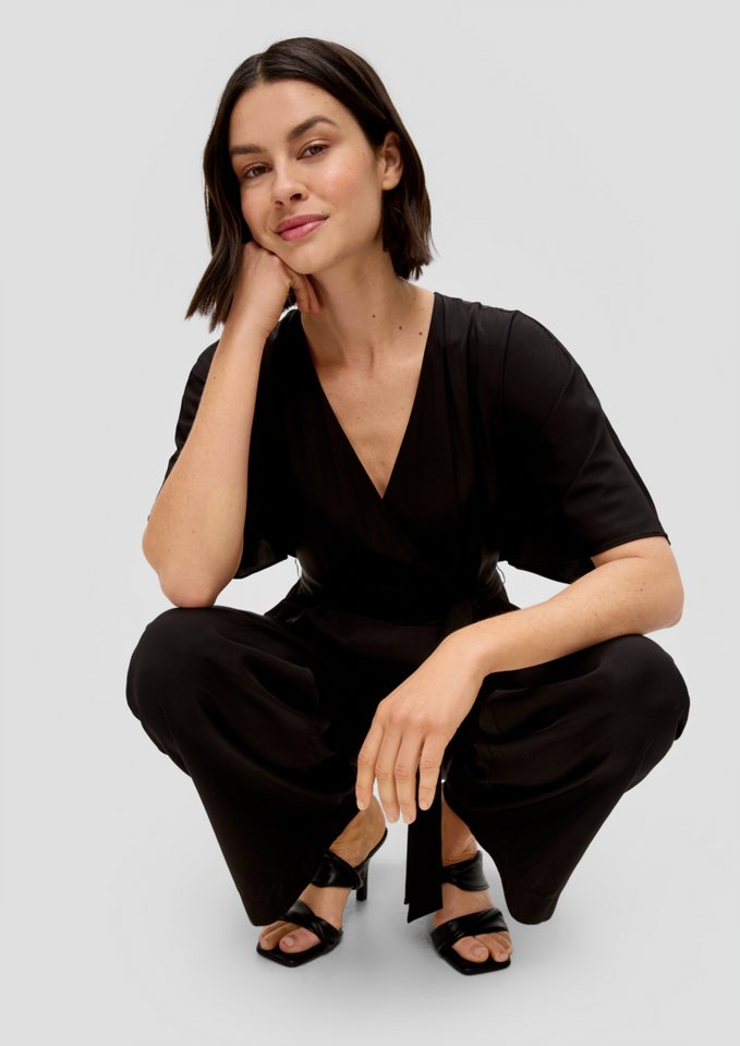 s.Oliver BLACK LABEL Overall Jumpsuit mit Bindedetail s.Oliver BLACK LABEL Overall Jumpsuit mit Bindedetail von s.Oliver BLACK LABEL